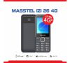 Điện thoại masstel izi 26 4G đen