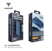 Pin dự phòng PHANTOM P20 20000mAH sạc nhanh 22.5W