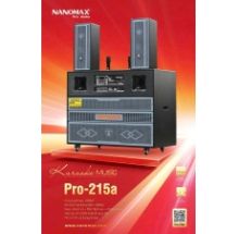 Loa Kéo Bình & Điện Nanomax Pro-215A Bass Đôi 40cm 2250w