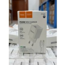 Bộ sạc iphone 13 bộ sạc HOCO C146A   sạc nhanh PD20W ( Type C to Lightning) cáp dây trơn,  cốc sạc củ tròn có VAT