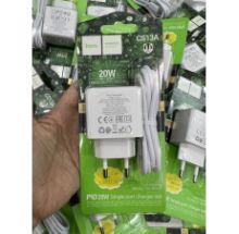Bộ sạc iphone 12 HOCO CS13A PD 20W QC3.0