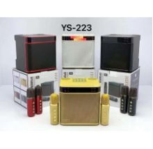 LOA KARAOKE YS 223 (2 mic không dây)