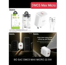 Bộ sạc HOCO DMC5 Max SAMSUNG sạc nhanh 22.5W