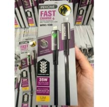 Cáp iphone 13 cáp WEKOME WDC-130  ( Type C to Lightning) , sạc nhanh PD35W, cáp sạc báo đèn,  dây dù 1.2m, box có VAT