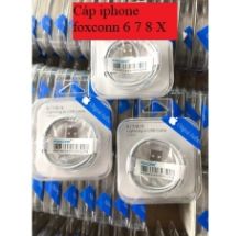 Cáp iphone foxconn 6 7 8 X (hộp nhựa)