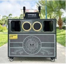 Loa Kéo Bình & Điện Nanomax Pro-555 Bass Đôi 40cm 2400w