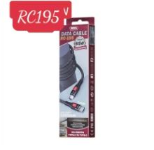 CÁP 2 ĐẦU TYPE C REMAX RC195 65W dây dù 1M