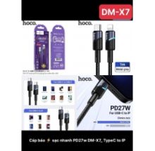 Cáp iphone 13 cáp HOCO DMX7 27W ( TYPE C TO IPHONE) PD27W + QC3.0
