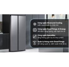 Tủ lạnh Samsung Inverter 583 lít Side By Side RS57DG400EM9SV