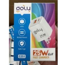 CỐC GOLY C251 GAN SẠC NHANH 25W (1 cổng Type C, 1 cổng USB)