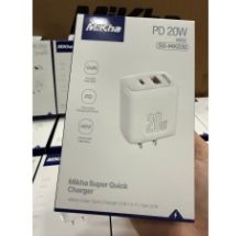 Cốc sạc nhanh GaN 20W cốc MIKHA SO-MK030 chính hãng ( 1 cổng USB, 1 cổng Type C tiện lợi, nhỏ gọn) có VAT