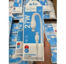 Cáp iphone 13 cáp HOCO X37 ( Type C to Lightning) , cáp sạc dây trơn 1m sạc nhanh PD27W có VAT