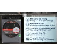 Máy giặt Toshiba Inverter 10.5 kg TW-T25BU115MWV(MG)