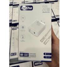 Bộ sạc iphone 15 sạc MIKHA MK-CB2 ( type C to Type C) sạc nhanh 30W ( cáp dây dù 1m) - có VAT