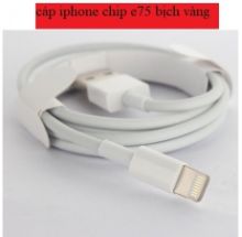 cáp iphone chip e75 bịch vàng