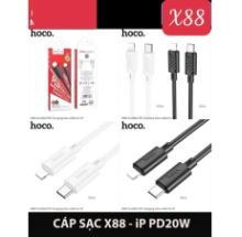 Cáp iphone 13 cáp HOCO X88 ( TYPE C TO IPHONE) PD20W + QC3.0- dây trơn 1m