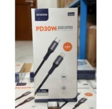 Cáp iphone 13 cáp Sendem M28D ( Type C to Lightning) , sạc nhanh PD30W, dây dù 1m, box có VAT