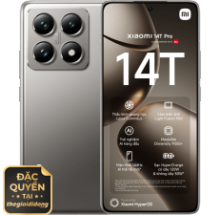 Điện thoại Xiaomi 14T pro 5G 12gb 512gb xám