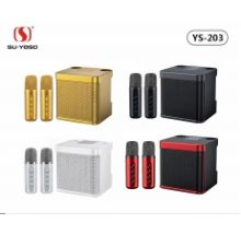 LOA KARAOKE YS 203 (2 mic không dây)