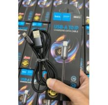 Cáp HOCO DMX12 IPHONE sạc nhanh 3A, dây dù 1m 