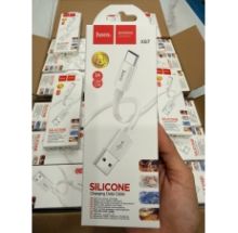 Cáp sạc Type C Silicone Hoco X87 sạc nhanh 2.4A -- 3.0A có VAT