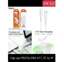 Cáp iphone 13 cáp HOCO DMX11 ( TYPE C TO IPHONE) PD27W + QC3.0 - dây trơn 1m