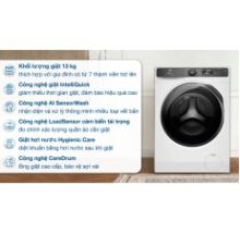 Máy giặt Electrolux UltimateCare 700 Inverter 13 kg EWF1343R7WC