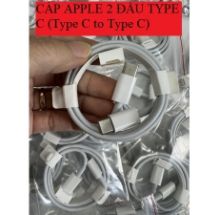 CÁP APPLE 2 ĐẦU TYPE C (Type C to Type C)