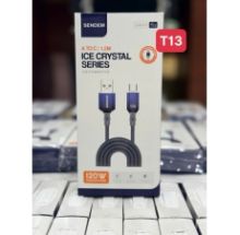 Cáp Type C cáp Sendem T13 ( USB - Type C) , sạc nhanh 120W, dây dù 1m có VAT