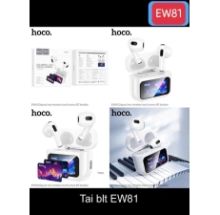 Tai nghe Bluetooth HOCO TWS EW81- màn Hình led cảm ứng điều khiển - Có mic đàm thoại ( hình dáng giống airpod pro)