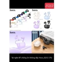 Tai nghe Bluetooth HOCO TWS EQ12 chống ồn-- pin trâu 7 giờ (giống Airpod pro)