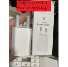 cốc iphone VN LK store củ dẹt có hộp