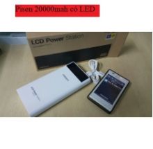 sạc dự phòng Pisen 20000mah có LED chính hãng giá sỉ