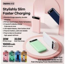 Pin dự phòng REMAX RPP 520 QC3.0.PD22.5W 10000mAH