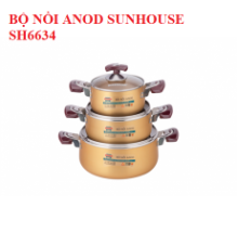 BỘ NỒI ANOD SUNHOUSE SH6634