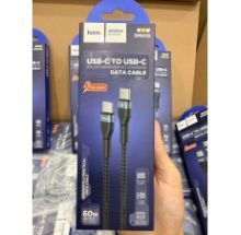 Cáp 2 đầu TYPE C cáp HOCO DMX15 (Type C TO Type C) sạc nhanh 60W - dây dù dài 1m ( box) 