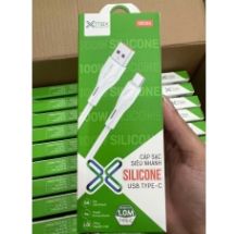 CÁP Type C cáp XMAX XXM03 TYPE C SILICON 1M SẠC 100W 