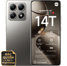 Điện thoại Xiaomi 14T 5G 12gb 512gb xám