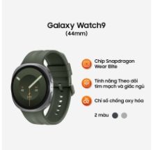 Đồng hồ thông minh Samsung Galaxy Watch9 Bluetooth GPS 44mm dây silicone đen