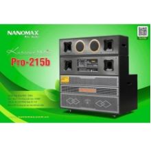 Loa Kéo Bình & Điện Nanomax Pro-215B Bass Đôi 40cm 2200w