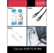 Cáp iphone 13 cáp HOCO X109 ( TYPE C TO IPHONE) - dây trơn 1m 