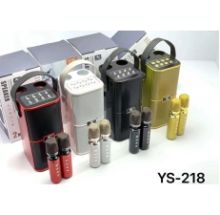 LOA KARAOKE YS 218 (2 mic không dây)