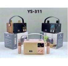 LOA KARAOKE YS 311 kèm 2 mic không dây