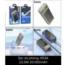 Pin dự phòng  HOCO J103A 20.000mAh, sạc nhanh 