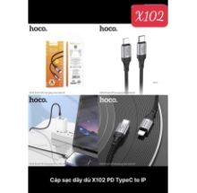 Cáp iphone 13 cáp HOCO X102 ( TYPE C TO IPHONE) dây dù 1m