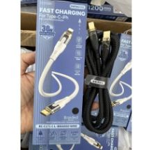 Cáp iphone 13 cáp REMAX RC- C171 sạc nhanh 30W dài 1.2m dây dù (type c ra lightning) iphone 12 13 14