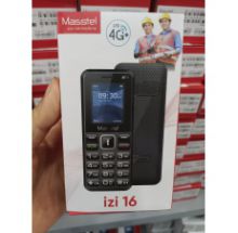 Điện thoại 4G Masstel izi 16 màu đen